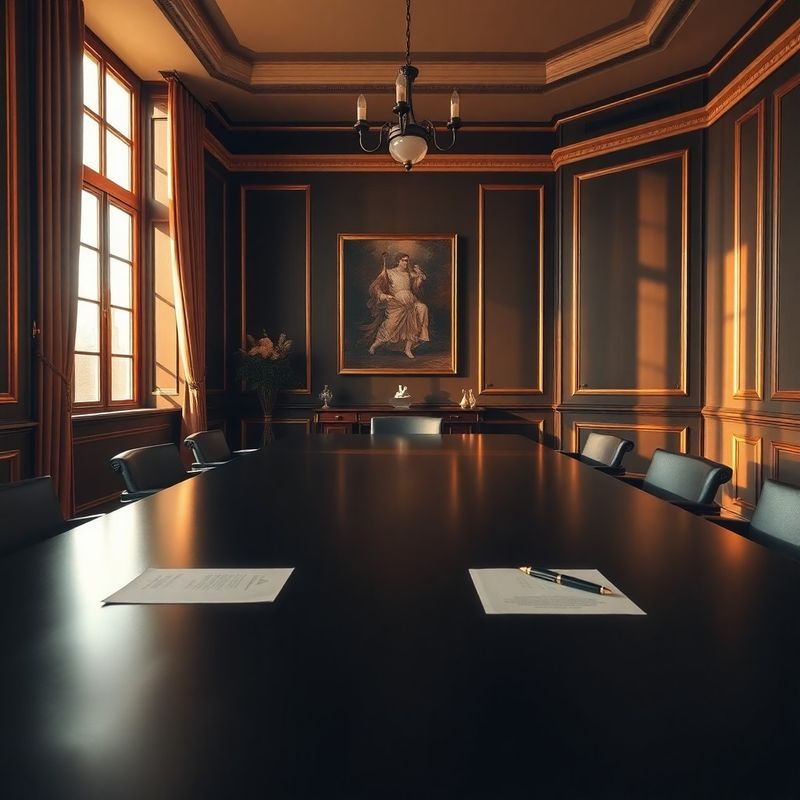 Sală de consiliu privată în Oradea cu finisaje antracit și accente aurii